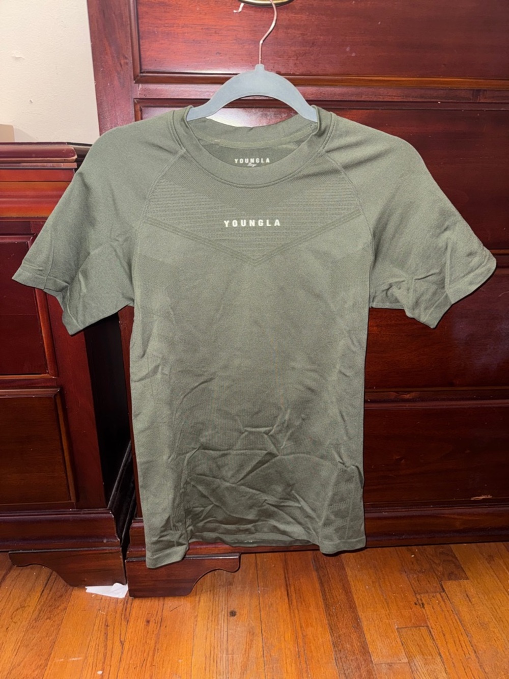 YoungLA Olive Green Short-Sleeve Performance Tee